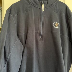 US Open Vineyard Vines Quarter-Zip Pullover Sweater - Navy